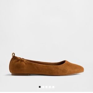 GAP Women's Tan Vegan Suede Flats